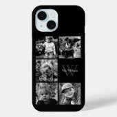 家族パーソナライズされたの写真コラージュ Case-Mate iPhoneケース (裏面)