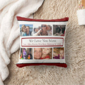 家族パーソナライズされたの写真 クッション (ブランケット)