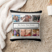 家族パーソナライズされたの写真 クッション (ブランケット)
