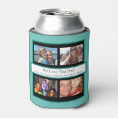 家族パーソナライズされたの写真 |パパ缶 缶クーラー (缶正面)