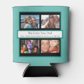 家族パーソナライズされたの写真 |パパ缶 缶クーラー (正面)