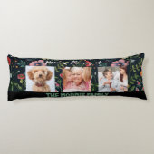 家族パーソナライズされたの写真 ボディピロー (裏面)