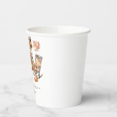 家族パーソナライズされたの水彩感謝祭 紙コップ (左)