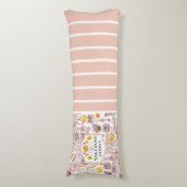 家族パーソナライズされたの秋の水彩 ボディピロー (正面縦)