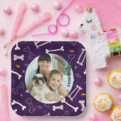 家族パーソナライズされたの誕生日 ペーパープレート (パーティー)