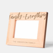 家族パーソナライズされたは全てだ レーザー彫刻フレーム (左)