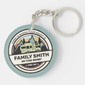 家族パーソナライズされたキャラバンアドベンチャー キーホルダー (裏面)