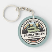 家族パーソナライズされたキャラバンアドベンチャー キーホルダー (正面)