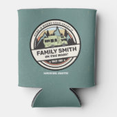 家族パーソナライズされたキャラバンアドベンチャー 缶クーラー (正面)