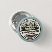 家族パーソナライズされたキャラバンアドベンチャー 缶バッジ (正面&裏面)