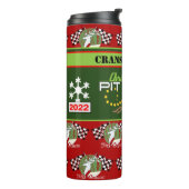 家族パーソナライズされたクリスマスイブピットクルーツタンブラー タンブラー (回転左)