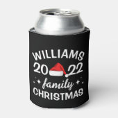 家族パーソナライズされたクリスマスクーラーボックス 缶クーラー (缶正面)