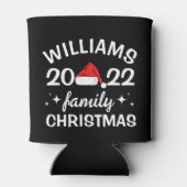 家族パーソナライズされたクリスマスクーラーボックス 缶クーラー (裏面)