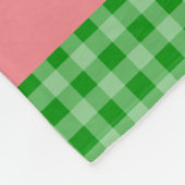 家族パーソナライズされたクリスマスファーム フリースブランケット (角)