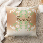 家族パーソナライズされたデイジー枕 クッション (ブランケット)