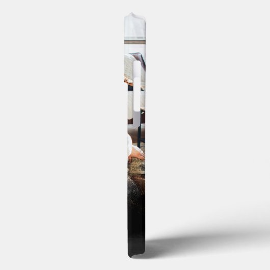 家族パーソナライズされたフォトブラック抽象芸術 Case-Mate iPhoneケース (裏面 / 左)