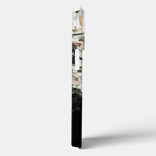 家族パーソナライズされたフォトブラック抽象芸術 Case-Mate iPhoneケース (裏面 / 右)