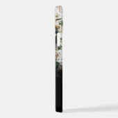 家族パーソナライズされたフォトブラック抽象芸術 iPhoneケース (右側面)