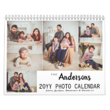 家族パーソナライズされたモダン写真コラージュ