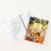 家族パーソナライズされたレシピ書。 | 調理師キッチン ノートブック (内部)