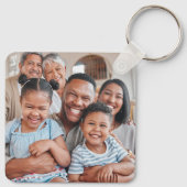 家族パーソナライズされた両面2枚 キーホルダー (裏面)