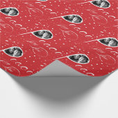 家族パーソナライズされた休日フォトラッピング紙 ラッピングペーパー (角)