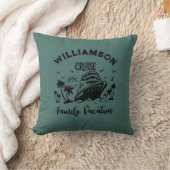 家族パーソナライズされた休暇 クッション (ブランケット)