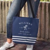 家族パーソナライズされた休暇 トートバッグ