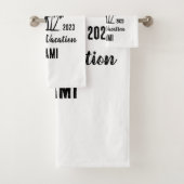 家族パーソナライズされた休暇 バスタオルセット (インサイチュ)