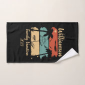 家族パーソナライズされた休暇 バスタオルセット (ハンドタオル)