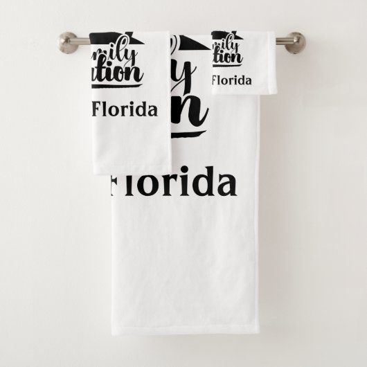 家族パーソナライズされた休暇 バスタオルセット (インサイチュ)