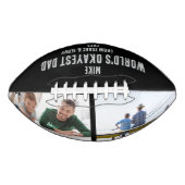 家族パーソナライズされた写真とサッカーカスタム選手 アメリカンフットボール (正面)