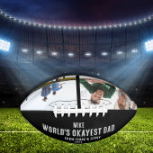 家族パーソナライズされた写真とサッカーカスタム選手 アメリカンフットボール