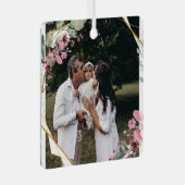 家族パーソナライズされた写真オーナメントカスタム写真 メタルオーナメント (正面右)