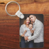 家族パーソナライズされた写真カスタム キーホルダー (正面)