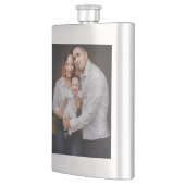 家族パーソナライズされた写真カスタム フラスク (左)