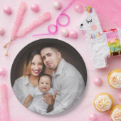 家族パーソナライズされた写真カスタム ペーパープレート (パーティー)