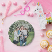 家族パーソナライズされた写真カスタム ペーパープレート (パーティー)