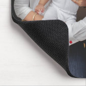 家族パーソナライズされた写真カスタム マウスパッド (コーナー)