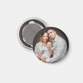 家族パーソナライズされた写真カスタム マグネット (正面/裏面)