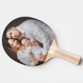 家族パーソナライズされた写真カスタム 卓球ラケット (横)