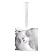 家族パーソナライズされた写真キューブクリスマス キューブオーナメント (右)