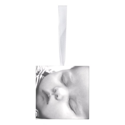 家族パーソナライズされた写真キューブクリスマス キューブオーナメント (右)