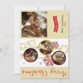 家族パーソナライズされた写真クリスマスカード シーズンカード (正面)