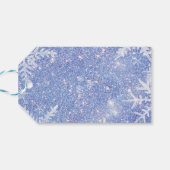 家族パーソナライズされた写真クリスマスプレゼントラベル ギフトタグ (裏面横)