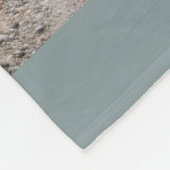 家族パーソナライズされた写真コラージアドベンチャー引用文 フリースブランケット (角)