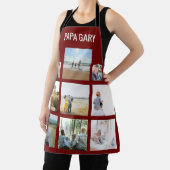 家族パーソナライズされた写真コラージュのクリスマス エプロン (インサイチュ)