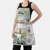 家族パーソナライズされた写真コラージュ愛するママ エプロン (インサイチュ)