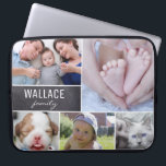 家族パーソナライズされた写真コラージュChalkboard ラップトップスリーブ<br><div class="desc">デルの家族の写真コラージュのホワイトラインシャルボードブロック15インチラップトップスリーブケースの紹介 – お使いのパーソナライズされたノートパソコン用の保護アクセサリー。このスリーブケースは、白い線で黒板ブロックの背景に対する家族写真コラージュを示し、あなたの技術ギアに感傷的なtouchを作成ユニーク。大切カスタマイズな家族の写真とラップトップスリーブは、特別で実用的な記念品となる。黒板ブロックデザインと白い線は懐かしさとコンテンポラリーtouchを加えしゃれている、感傷的で視覚的にも魅力的なスリーブケース。このスリーブは、スタイルでノートパソコンを保護するのに最適でパーソナライズされた、機能性と感傷性をシームレスに組み合わせている。独自にデザインされたアクセサリーを使って声明を作成し、個人的な思い出のバーストと洗練モダン度をテクノロジーの必需品に追加する。</div>