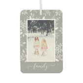 家族パーソナライズされた写真車 カーエアーフレッシュナー (正面)